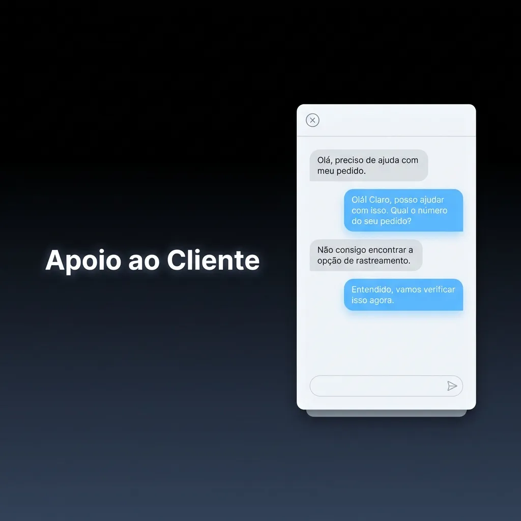 Ilustração de equipa de apoio ao cliente online, com chat, email e formulário para resolver dúvidas sobre levantamentos