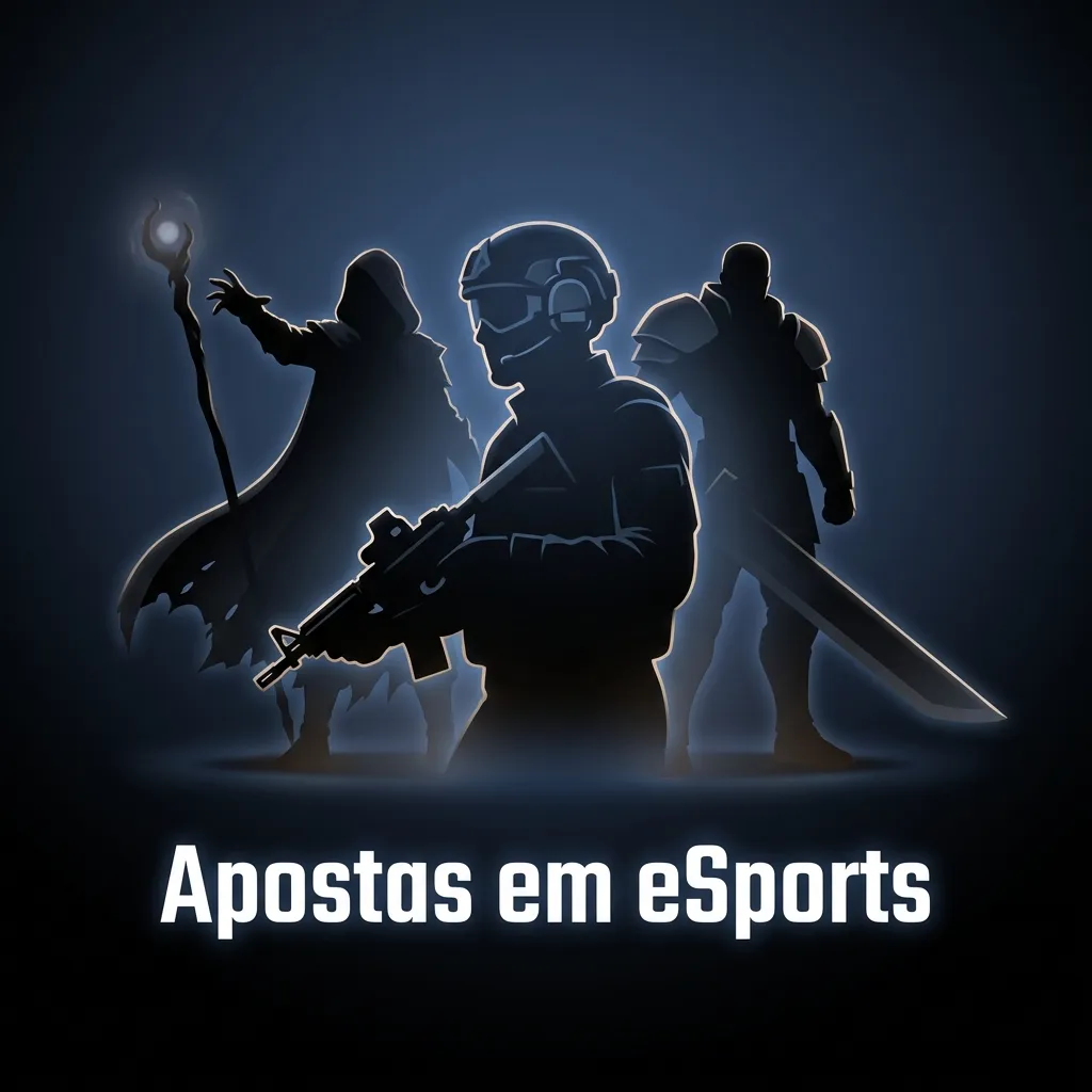 Banner da Bantubet sobre apostas em eSports, com ícones de Dota 2, CS 2, League of Legends e StarCraft em fundo digital
