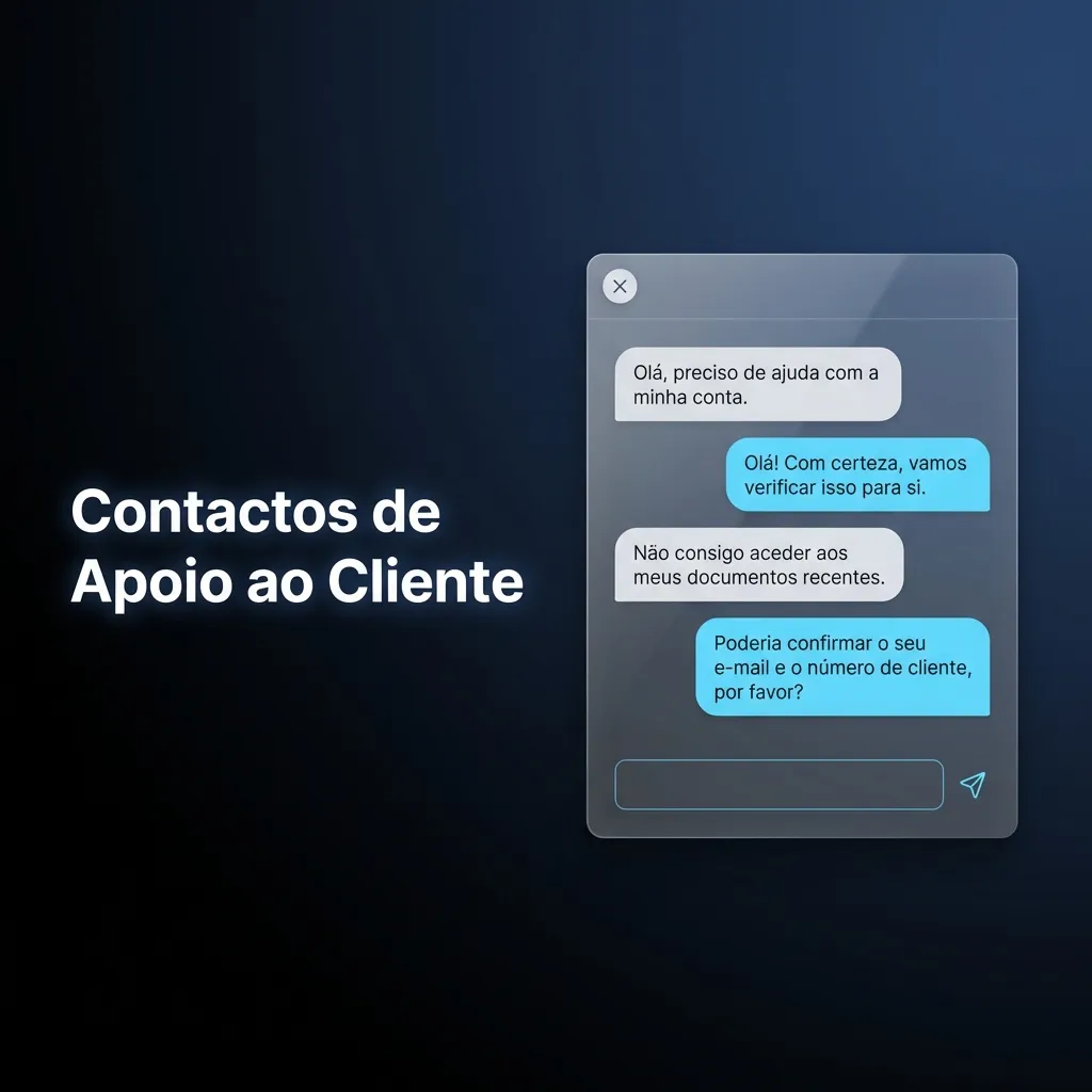 Ícones de chat, e-mail, telefone e mensagens destacando canais de apoio ao cliente para pagamentos em Angola