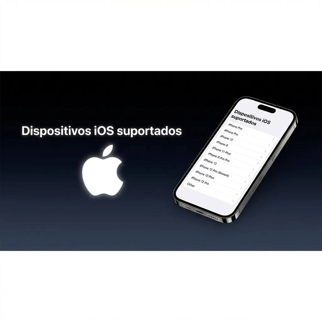 Tabela mostrando modelos iPhone, iPad e iPod compatíveis com a app Bantubet iOS em Angola