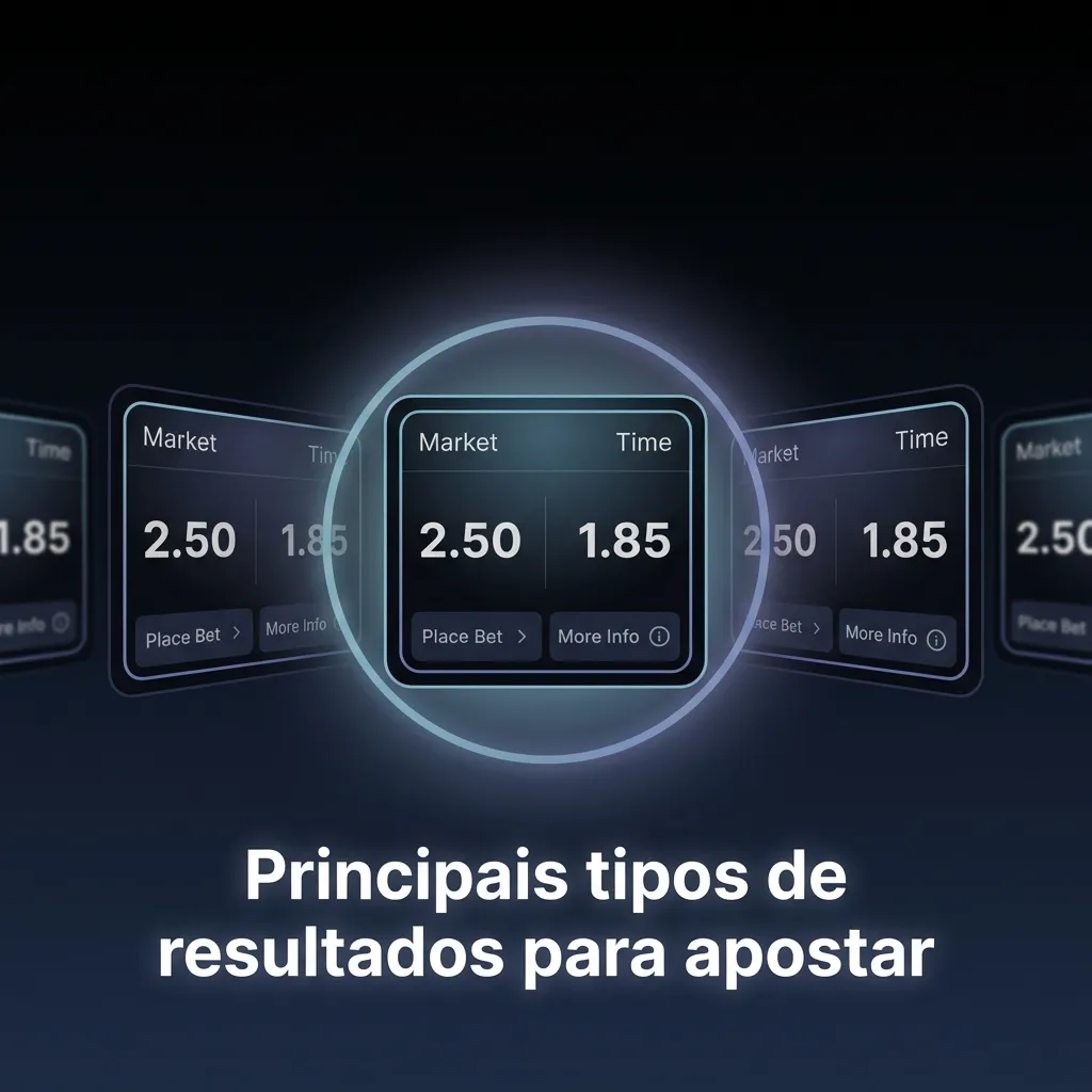 Infográfico em português mostrando principais tipos de apostas desportivas: 1X2, dupla, totais, handicap asiático e ambas marcam