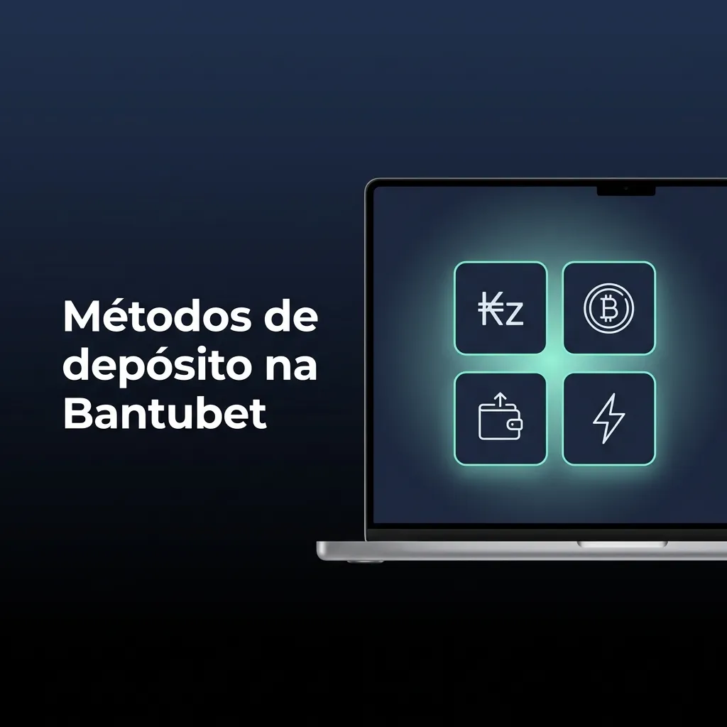 Ilustração dos passos para fazer depósito e carregar saldo na conta Bantubet online em Angola
